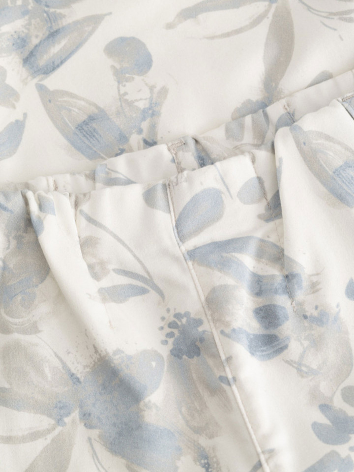 Mirakelbyxa Taylor Capri vit/blå/grå...