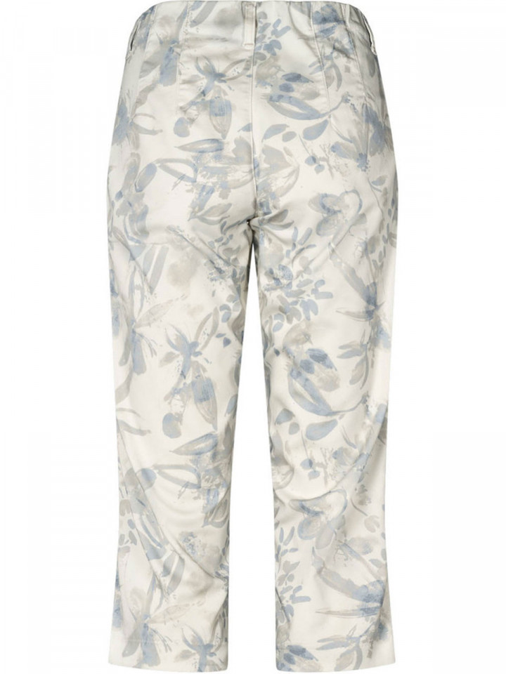 Mirakelbyxa Taylor Capri vit/blå/grå...