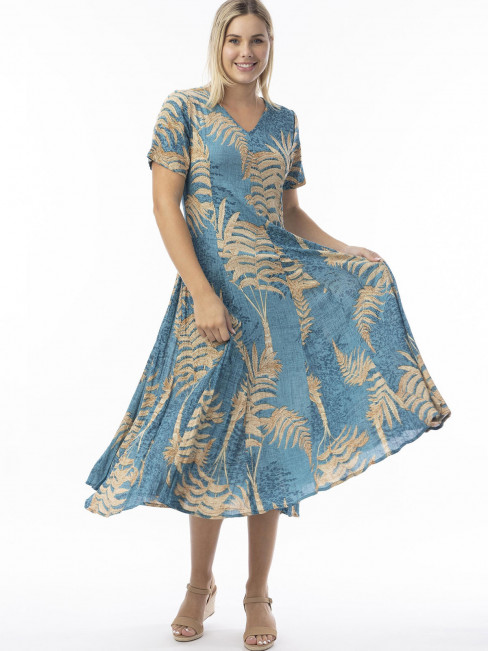 Klänning ponta verde turkos från Orientique