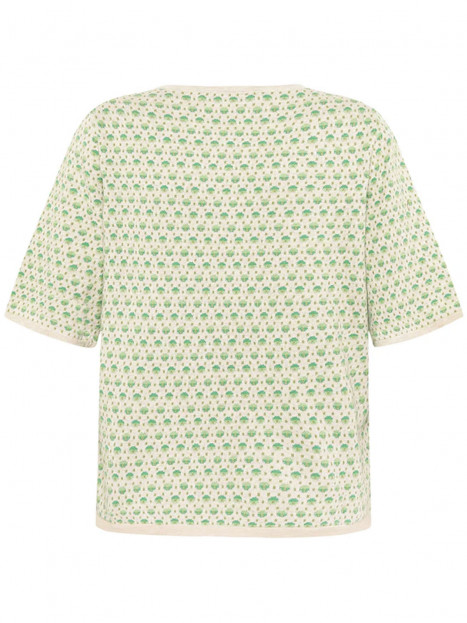 Finstickad tröja Pomme grön från Mansted