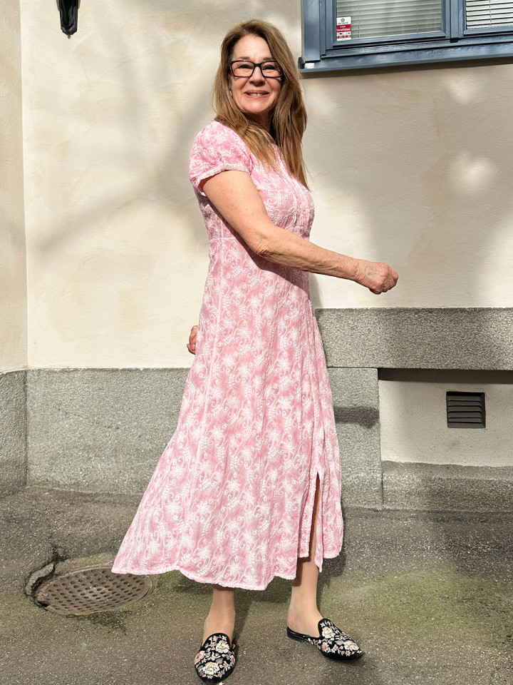 Klänning Dorrit Rosa från Gossip