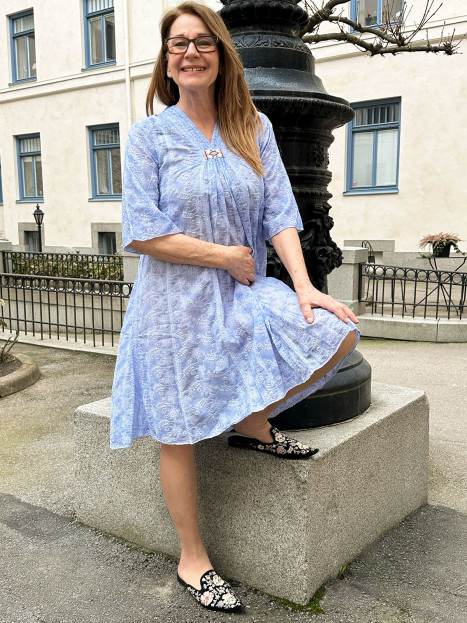 Klänning Dies Happy Thread himmelsblå från Gossip