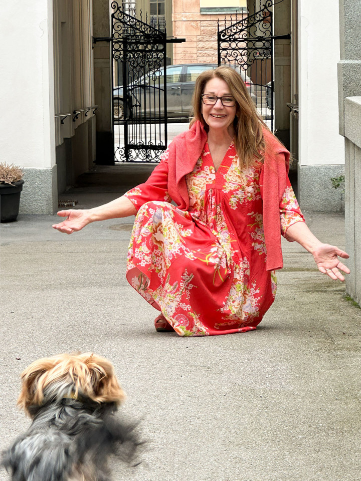 Klänning Kissie röd från Gossip