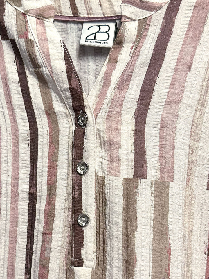 Blus Amoa Rose stripe från 2 BIZ