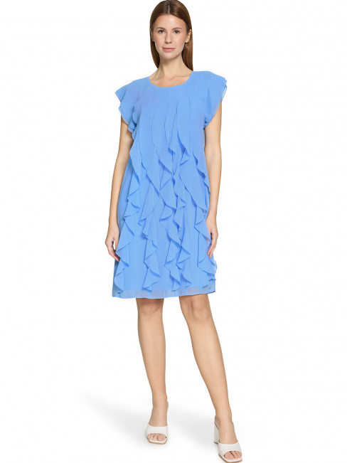 Chiffongklänning himmelsblå från Vera Mont