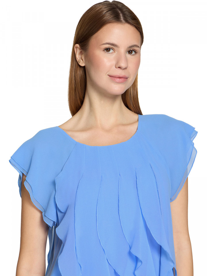 Chiffongklänning himmelsblå från Vera...