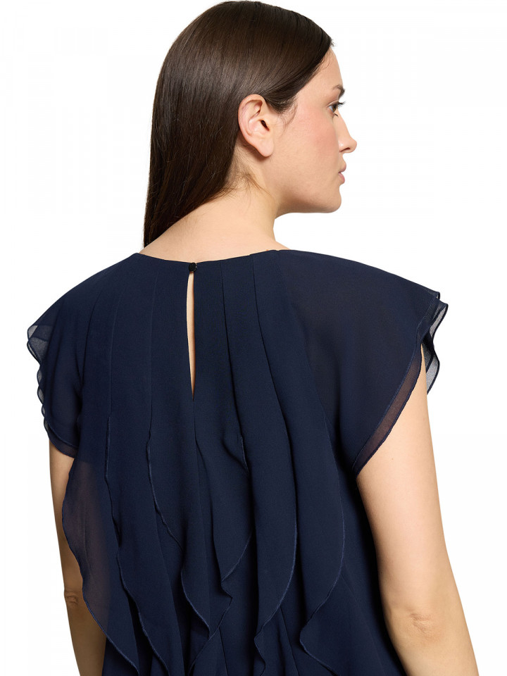 Chiffongklänning marinblå från Vera Mont