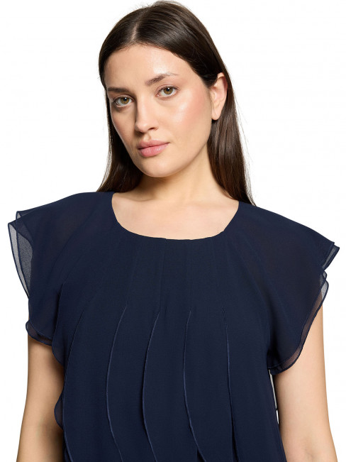 Chiffongklänning marinblå från Vera Mont 2