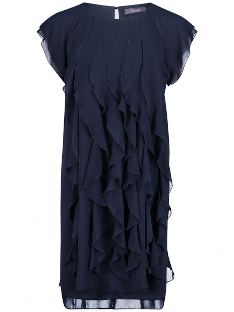 Chiffongklänning marinblå från Vera Mont