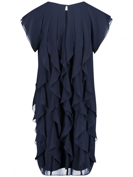Chiffongklänning marinblå från Vera Mont