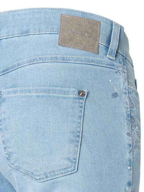 Jeans Dream Wide Crop ljus denim brodyr från Mac