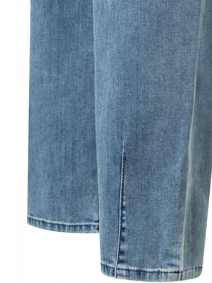 Jeans Bobbie Barrel leg denimblå...