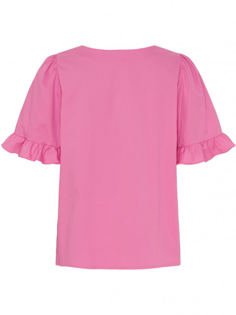 Blus Sigga Flounce rosa från Isay 2