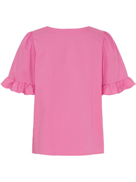 Blus Sigga Flounce rosa från Isay