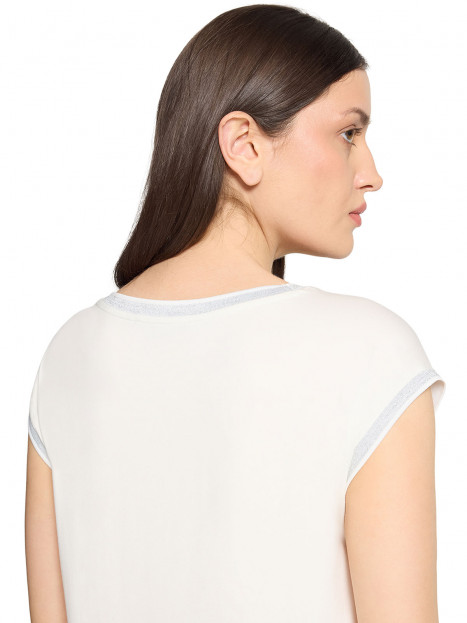 Topp offwhite/grön med stenar från Betty Barclay