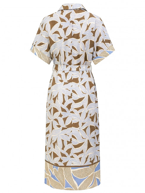 Skjortklänning blå/mullvad från Bianca 2