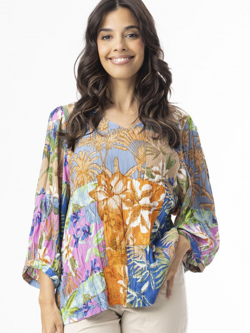 Blus färgmix från Oriemtique