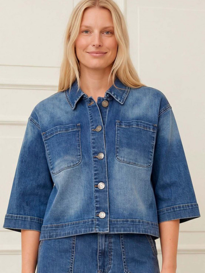 Jeansjacka Carpi Blå från Isay