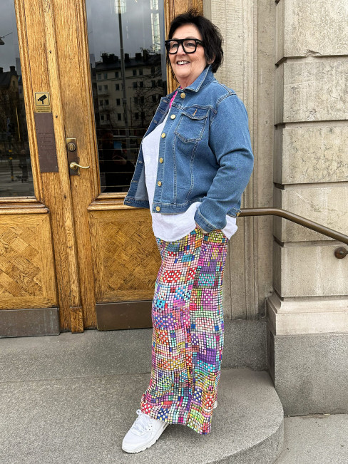 Viskosbyxa multi från Sahara