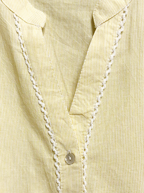 Bomullsblus gul rand från Micha 2