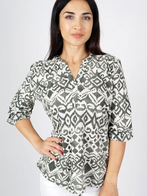 Topp Beige/kakigrön från Marinello