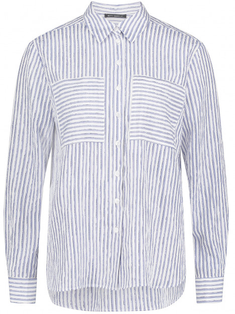 Randig skjorta blå/silver-ränder från Betty Barclay