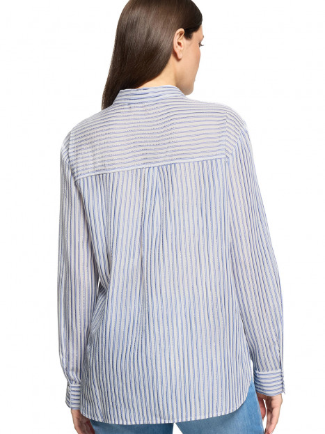 Randig skjorta blå/silver-ränder från Betty Barclay