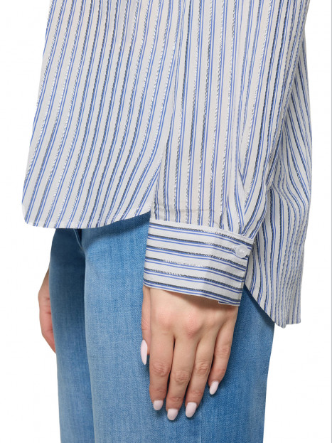 Randig skjorta blå/silver-ränder från Betty Barclay