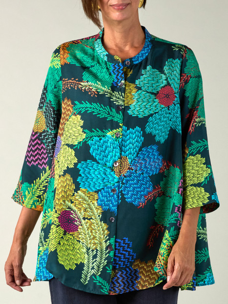 Sidenblus pixel petals från Sahara