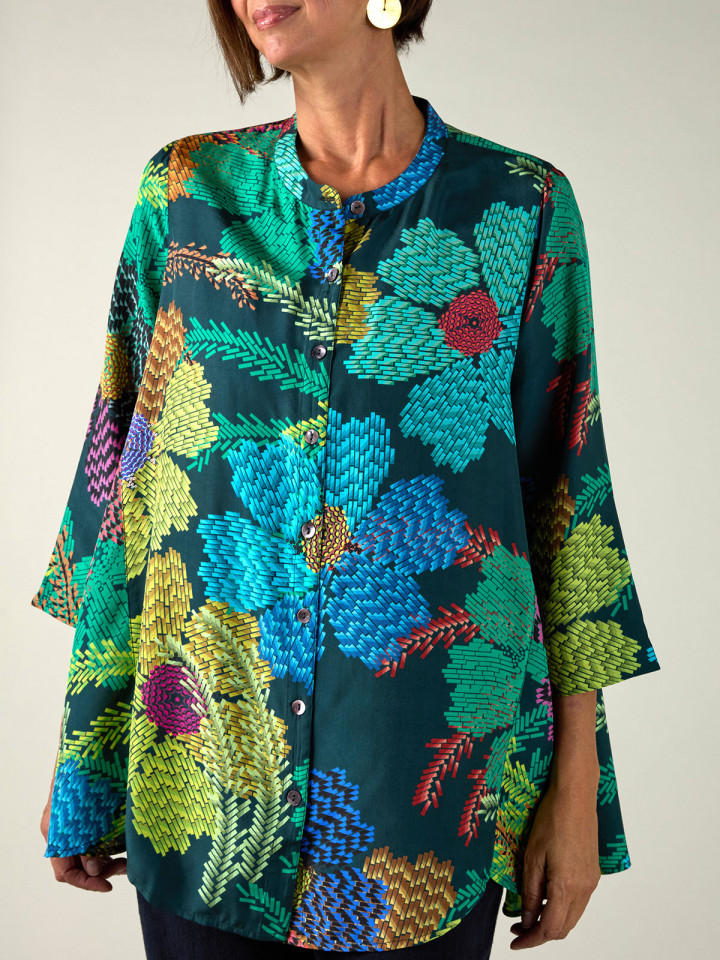 Sidenblus pixel petals från Sahara