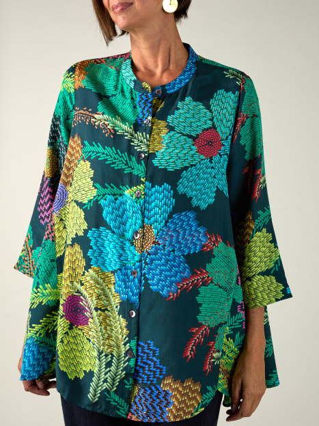 Sidenblus pixel petals från Sahara