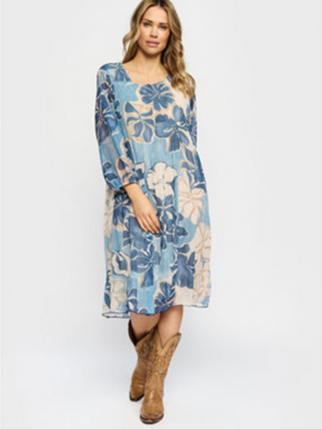 Klänning Alina Blue Flower från 2-biz