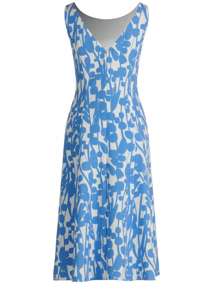 Klänning himmelsblå och vit från Vera...