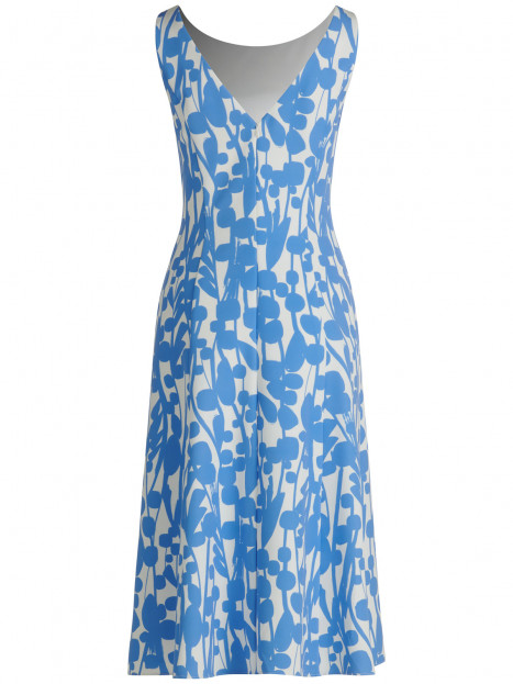Klänning himmelsblå och vit från Vera Mont