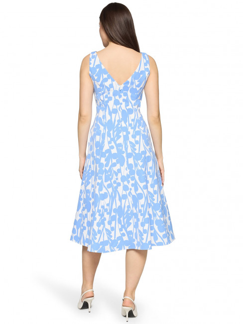 Klänning himmelsblå och vit från Vera Mont 2