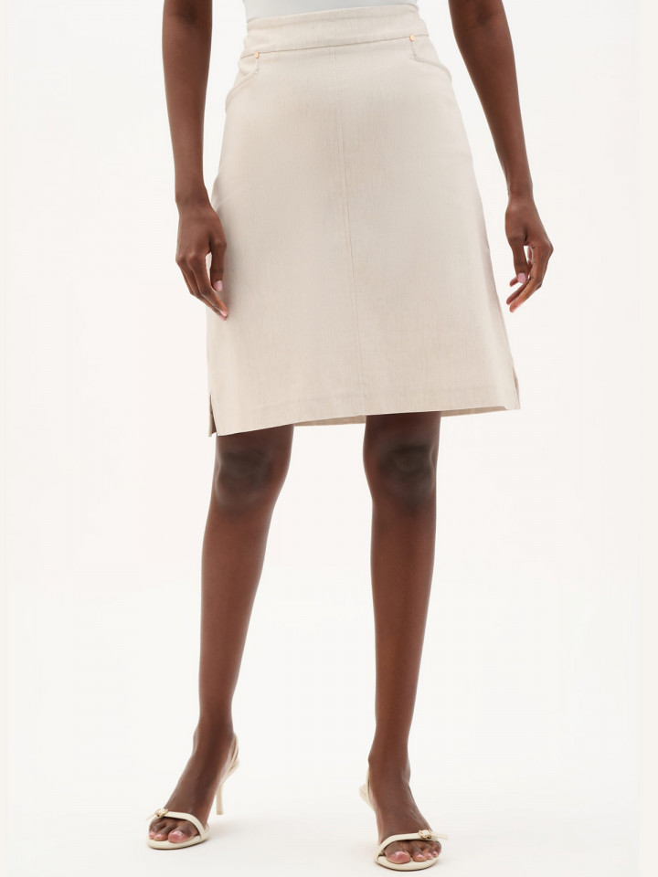 Kjol melerad sand från Joseph Ribkoff