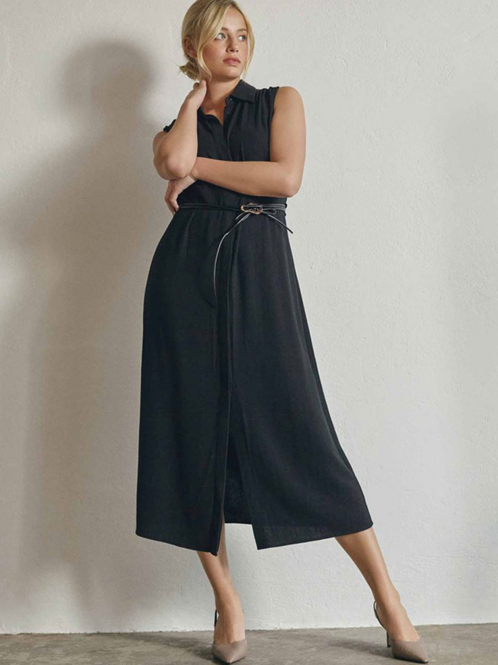 Klänning Pearl Belt svart från Isay