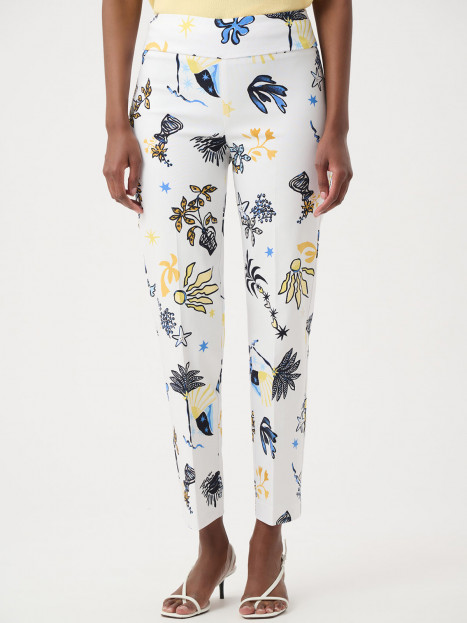 Stretchig byxa ocean vit från Joseph Ribkoff