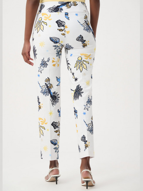 Stretchig byxa ocean vit från Joseph Ribkoff 2