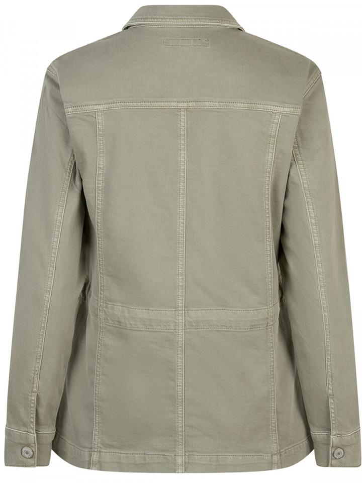 Längre jeansjacka Robie khaki från...