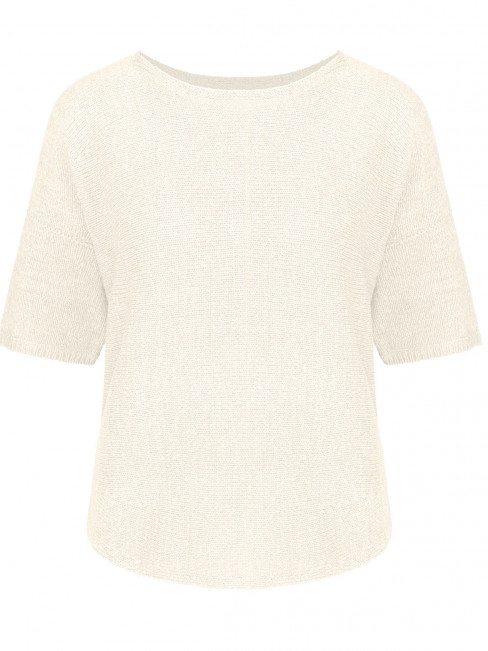 Stickad tröja Olinde cremevit från Bianca