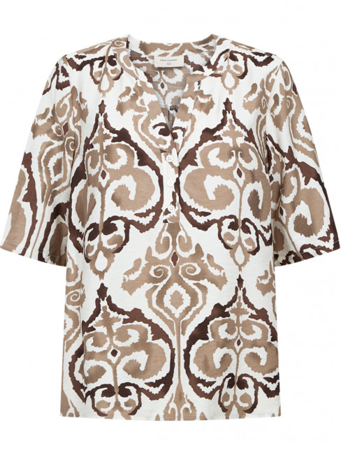 Blus ESVESPA taupe från FreeQuent