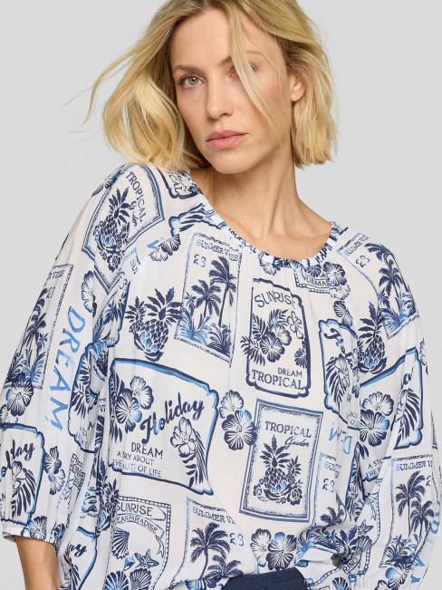 Singoallablus blå vit från Rabe