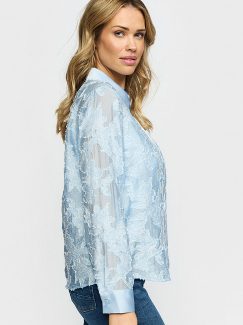 Skjortblus Prima Ljusblå 2-biz 2