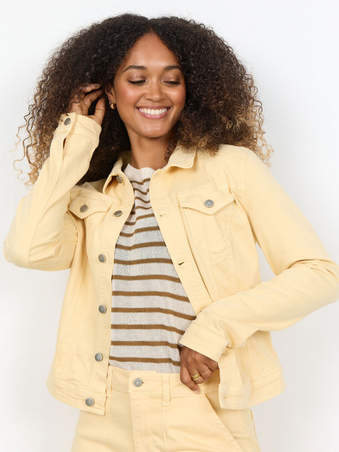 Jeansjacka Erna smörgul från Soyaconcept