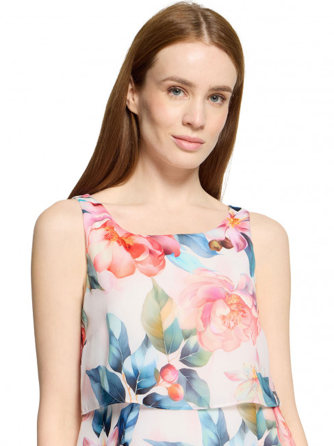 Chiffongklänning blom från Vera Mont 2