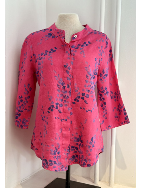 Linneblus Fuxia med blå blad från Blueberry