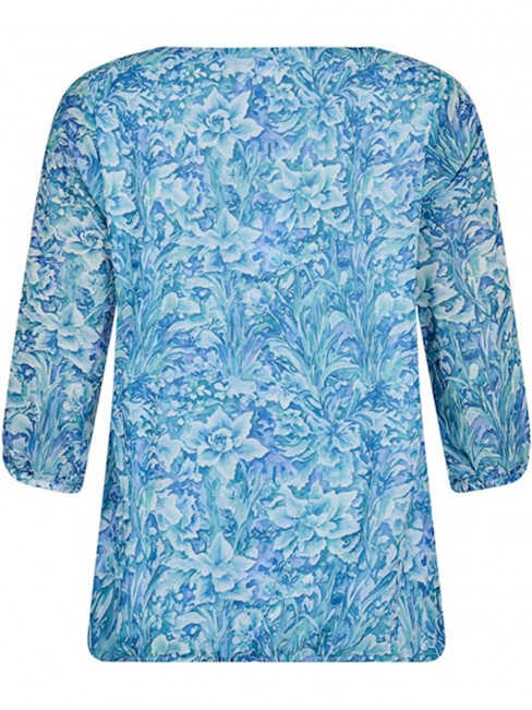 Chiffongblus blå blom från Sunday 2