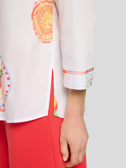 Bomullsblus vit från Rabe 2