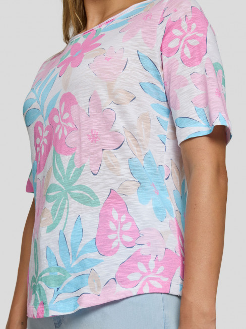 T-shirt rosa blommor från Rabe 2
